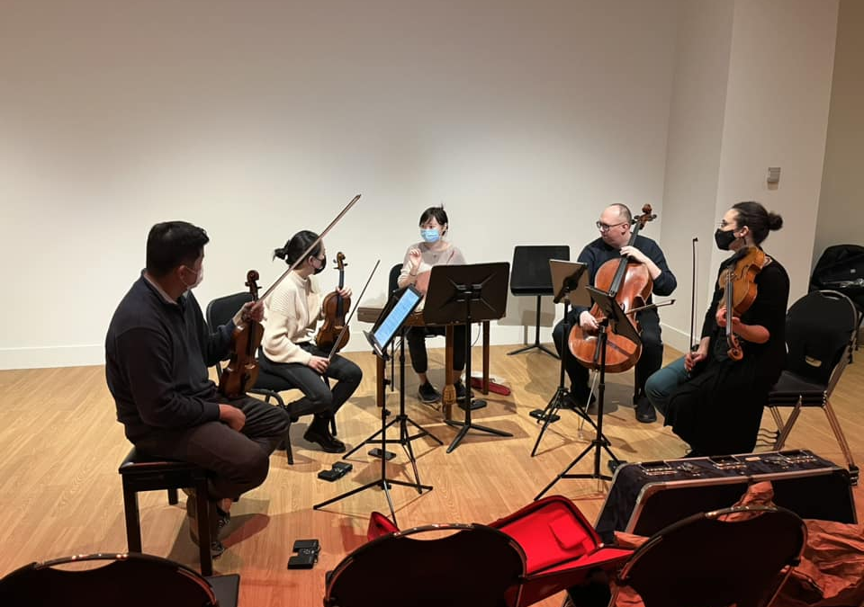 CSS Composer Cheng Jin Koh Composes work for the Verona Quartet at the Smithsonian Museum