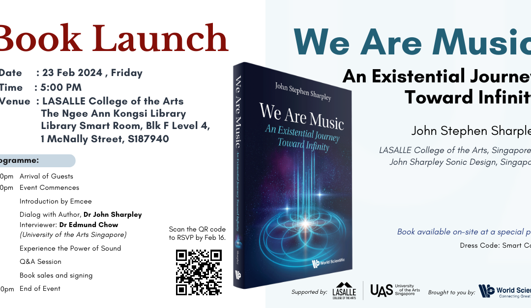We Are Music – Book Launch by John Sharpley