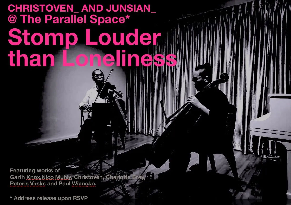 Christoven and Junsian at The Parallel Space: Stomp Louder than Loneliness