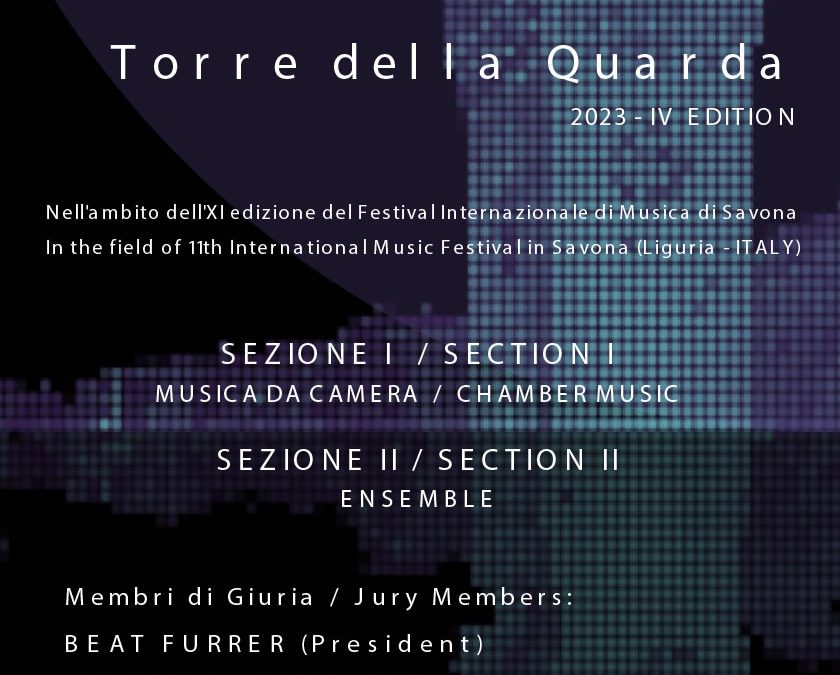 “Torre Della Quarda 2023” International Composition Competition