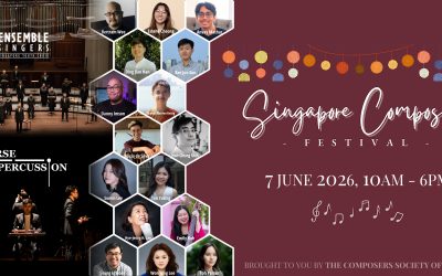 The Singapore Composers Festival is back on 7 June this year!